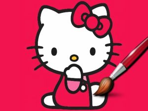 Jwèt Fasil koloran Kitty sou entènèt
