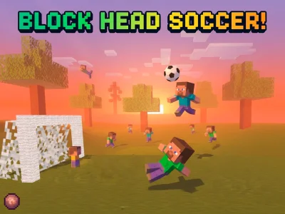Jwèt Download jwèt la Block Head Soccer sou entènèt