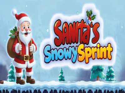 Jwèt Sou entènèt jwèt Santas Snowy Sprint sou entènèt