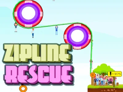 Jwèt Zipline Moun Sekou sou entènèt