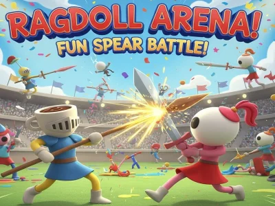 Jwèt Ragdoll Arena! Fun batay frenn! sou entènèt