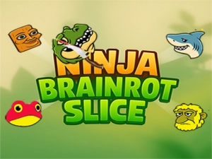 Jwèt Ninja brainrot tranch sou entènèt