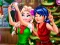 Jwèt Selfie Ladybug ak Elsa nan Nwèl sou entènèt