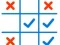 Jwèt Tic Tac Toe 2 Jwè sou entènèt