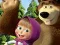 Jwèt Masha ak L'Ours: Puzzel sou entènèt