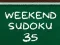 Jwèt Sudoku Week-End 35 sou entènèt