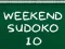 Jwèt Weekend Sudoku 10 sou entènèt