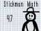 Jwèt Matematik Stickman sou entènèt