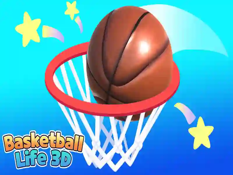 Jwèt Lavi baskètbòl 3D sou entènèt