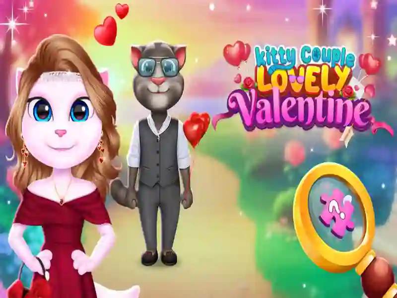 Jwèt Kitty koup bèl Valentine sou entènèt