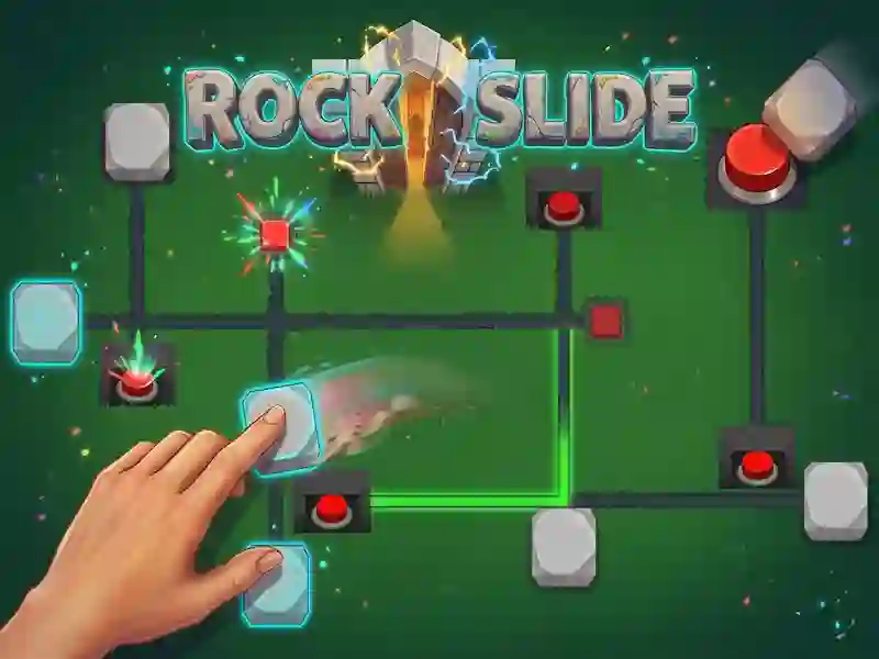 Jwèt Rock Slide sou entènèt