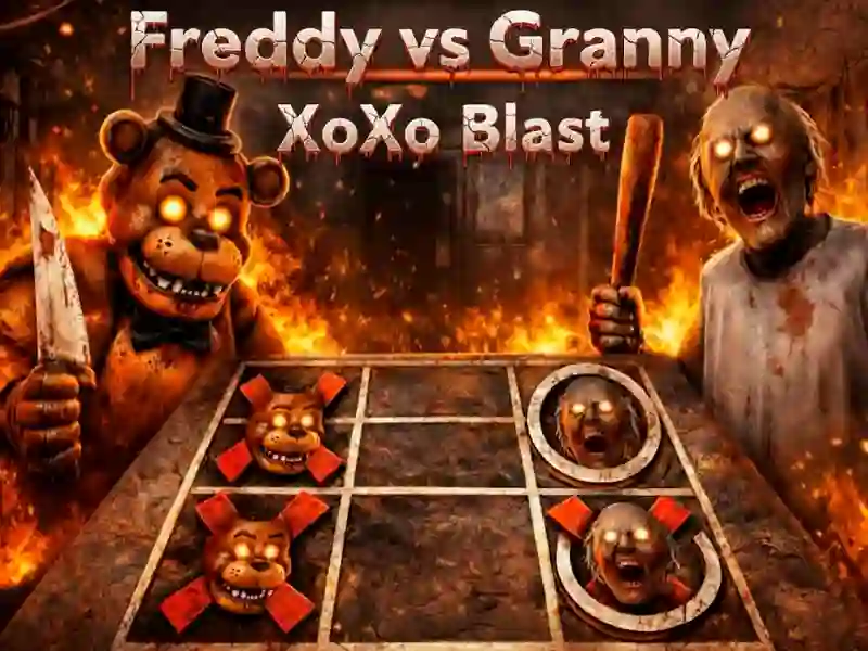 Jwèt Freddy vs Granmè XoXo eksplozyon sou entènèt