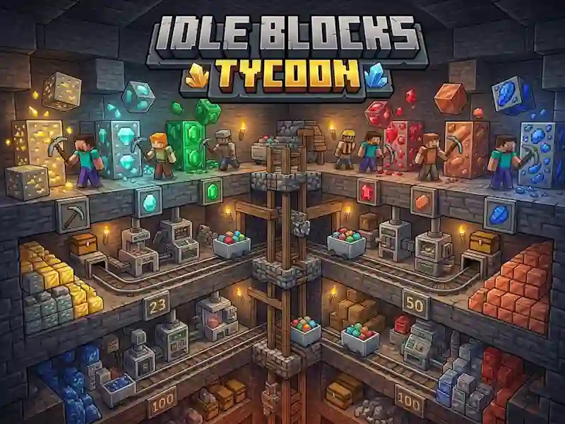Jwèt Sou entènèt jwèt Idle Blocks Tycoon sou entènèt