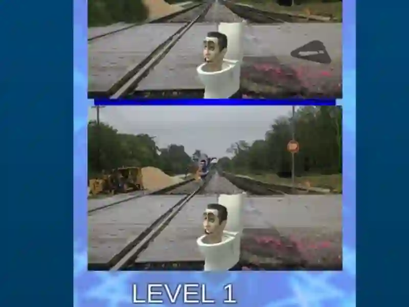 Jwèt Skibidi twalèt senk diferans 2 sou entènèt