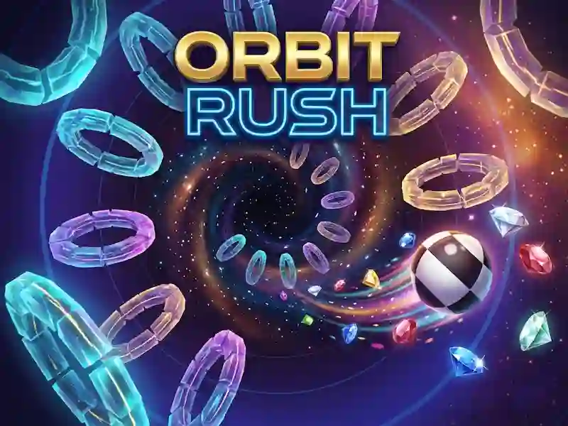 Jwèt Orbit Rush 3D sou entènèt