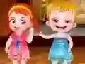 Jwèt Bebè Hazel aprann fason sou entènèt
