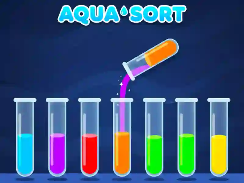 Jwèt Aqua Sort sou entènèt