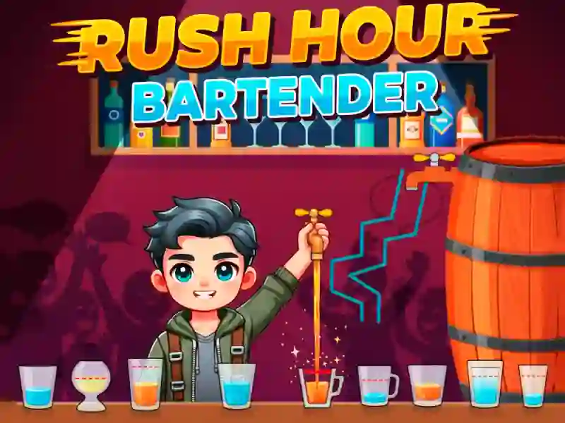 Jwèt Sou entènèt jwèt Rush Hour Bartender sou entènèt