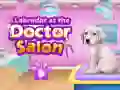 Jwèt Labrador nan salon doktè a sou entènèt
