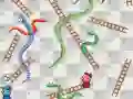 Jwèt Snake ak échelle sou entènèt