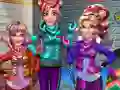 Jwèt Vakans d'hiver Princess yo sou entènèt Jwèt Vakans d'hiver Princess yo sou entènèt
