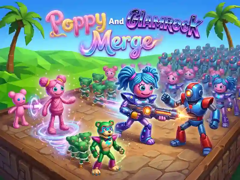 Jwèt Poppy And Glamrock Merge sou entènèt