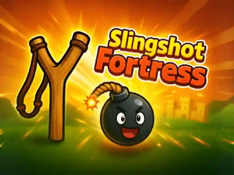 Jwèt Slingshot Fortress sou entènèt