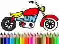 Jwèt Retou nan Lekòl: Koulè Motosiklèt sou entènèt Jwèt Retou nan Lekòl: Koulè Motosiklèt sou entènèt