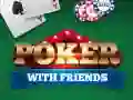 Jwèt Pòker ak zanmi sou entènèt