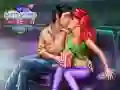 Jwèt Flirt nan Sinema Mermaid sou entènèt