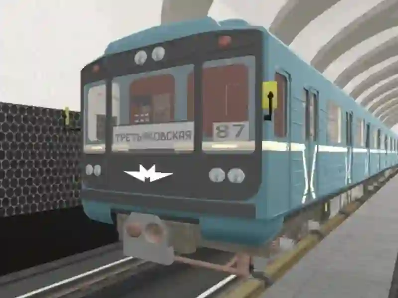 Jwèt Moskou Metro chofè 3D sou entènèt Jwèt Moskou Metro chofè 3D sou entènèt