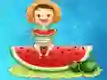Jwèt Puzl Wassmelon ak Bwason sou entènèt Jwèt Puzl Wassmelon ak Bwason sou entènèt