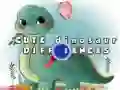 Jwèt Diferans Dinosò Kè kontan sou entènèt