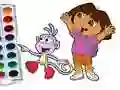 Jwèt Dora Eksploratè Liv Koulè sou entènèt Jwèt Dora Eksploratè Liv Koulè sou entènèt