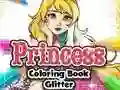 Jwèt Liv Koloraj Prensès Glitter sou entènèt Jwèt Liv Koloraj Prensès Glitter sou entènèt