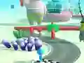 Jwèt Amizan Spongebob Parkour Racer 3D sou entènèt
