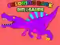 Jwèt Liv pou Kolore Dinosò sou entènèt