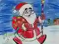 Jwèt Koulè Santa Claus sou entènèt Jwèt Koulè Santa Claus sou entènèt