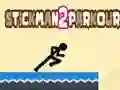 Jwèt StickMan Parkour 2 sou entènèt Jwèt StickMan Parkour 2 sou entènèt