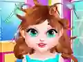 Jwèt Amizan nan Salon Cheve ti bebe Taylor sou entènèt Jwèt Amizan nan Salon Cheve ti bebe Taylor sou entènèt