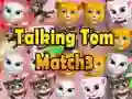 Jwèt Talking Tom Match 3 sou entènèt