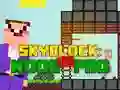 Jwèt Noob vs Pro Skyblock sou entènèt