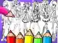 Jwèt Liv pou kolore Monster High sou entènèt