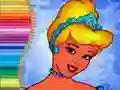 Jwèt Liv pou kolore pou Cendrillon sou entènèt