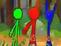Jwèt StickMan Frè yo kont Zombi sou entènèt