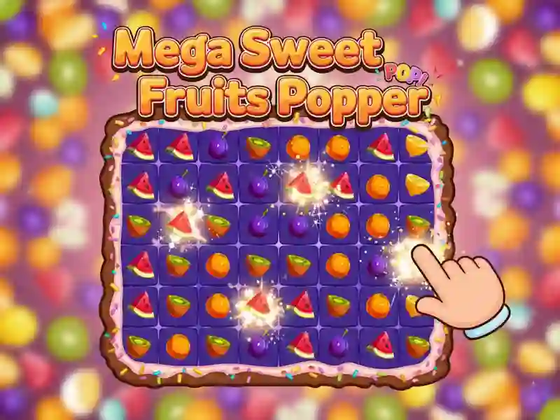 Jwèt Sou entènèt jwèt Mega Sweet Fruits Popper sou entènèt