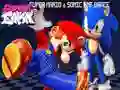 Jwèt Super Mario ak Sonic Danse FNF sou entènèt