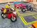 Jwèt Jwè Parking Motosikl Louvri nan Vil 3D sou entènèt Jwèt Jwè Parking Motosikl Louvri nan Vil 3D sou entènèt
