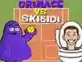 Jwèt Grimace kont Skibidi sou entènèt