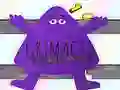 Jwèt Grimace kont gwo soulye clown sou entènèt